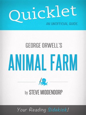 cover image of Quicklet on Animal Farm by George Orwell